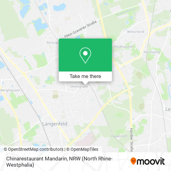 Карта Chinarestaurant Mandarin