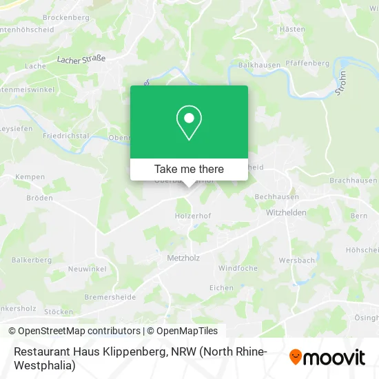 Restaurant Haus Klippenberg map