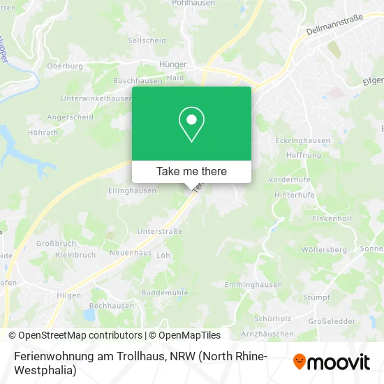 Карта Ferienwohnung am Trollhaus