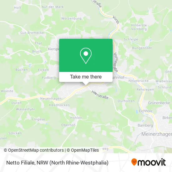Карта Netto Filiale