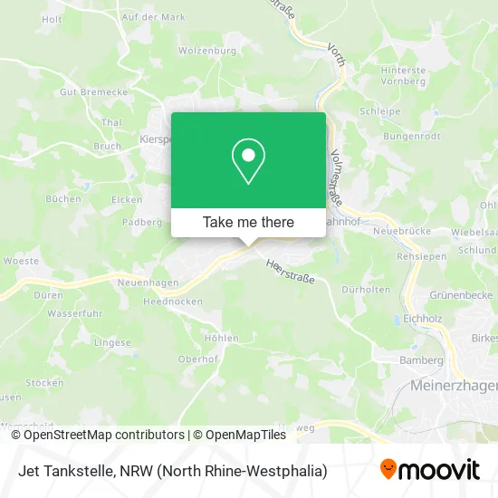 Карта Jet Tankstelle