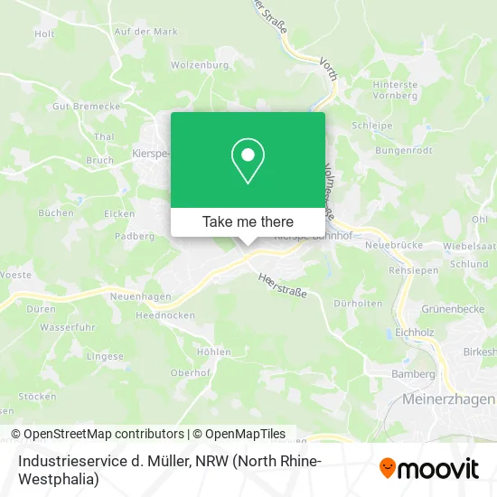 Карта Industrieservice d. Müller