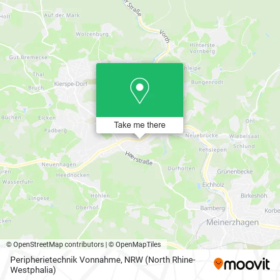 Карта Peripherietechnik Vonnahme