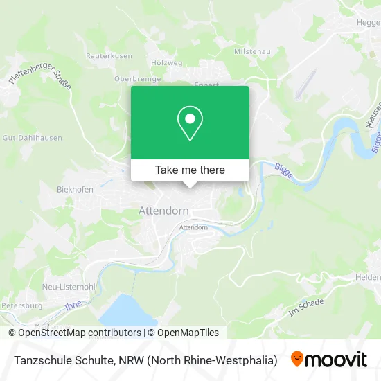 Tanzschule Schulte map