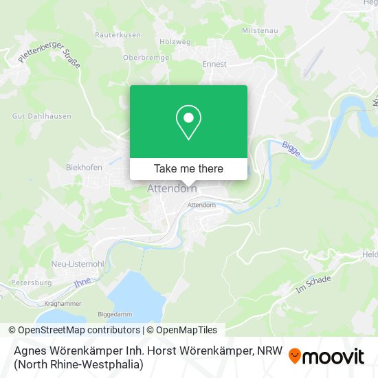 Agnes Wörenkämper Inh. Horst Wörenkämper map