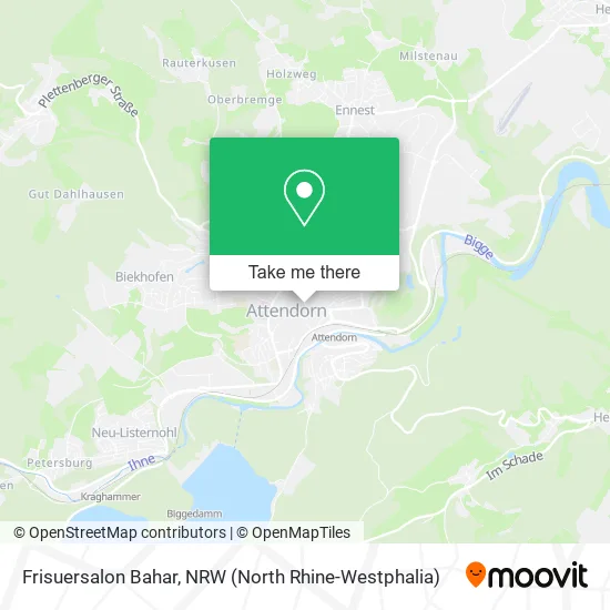 Карта Frisuersalon Bahar
