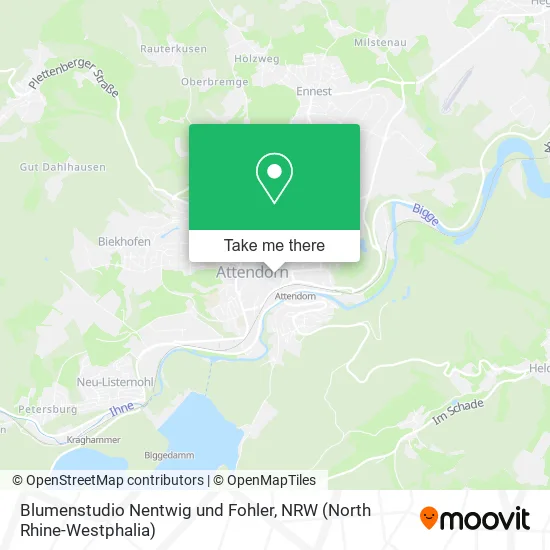 Карта Blumenstudio Nentwig und Fohler