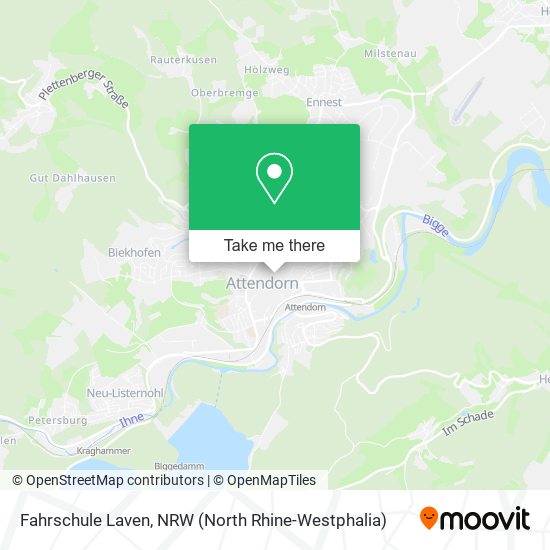 Fahrschule Laven map