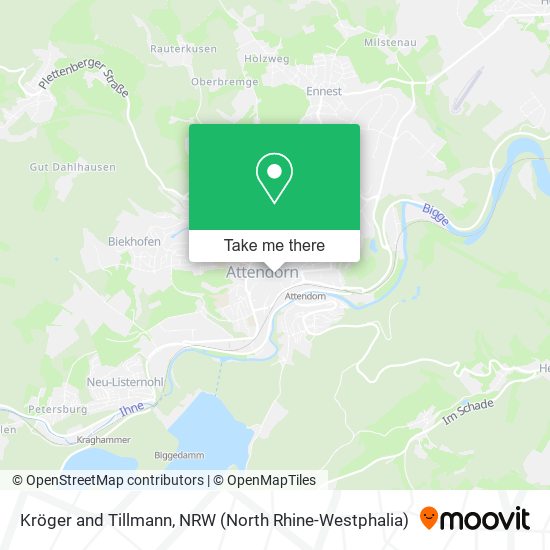 Kröger and Tillmann map