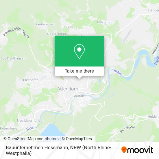 Bauunternehmen Hessmann map