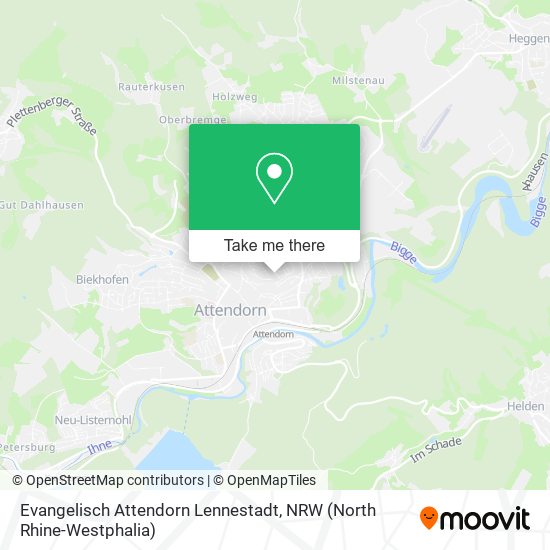 Evangelisch Attendorn Lennestadt map
