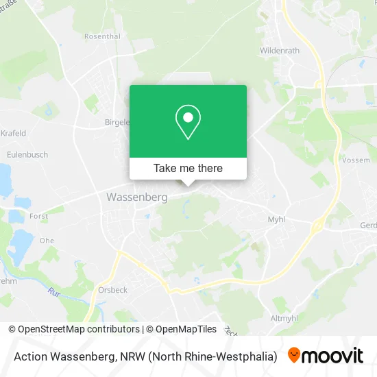Карта Action Wassenberg