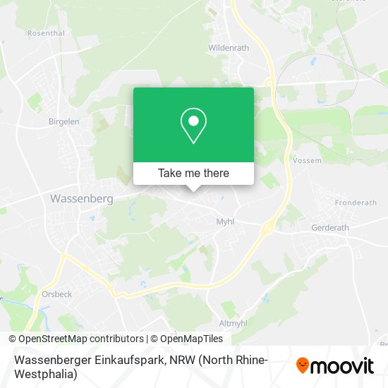 Wassenberger Einkaufspark map