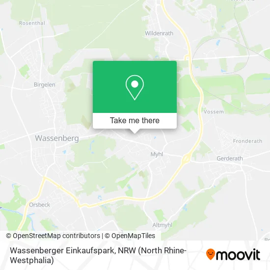 Карта Wassenberger Einkaufspark