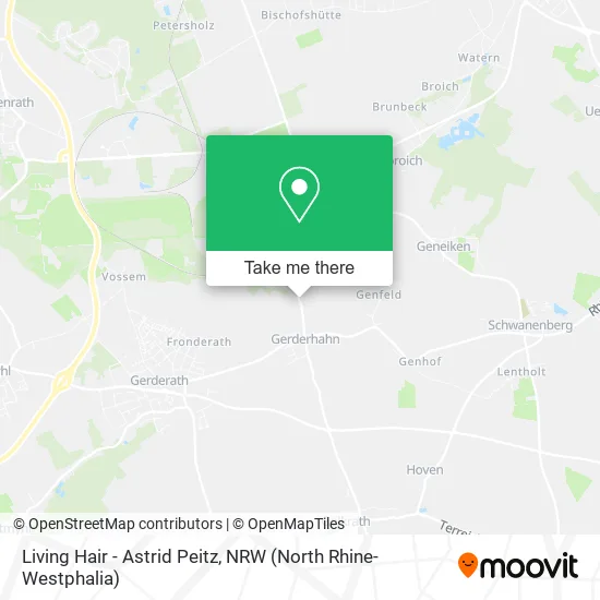 Living Hair - Astrid Peitz map