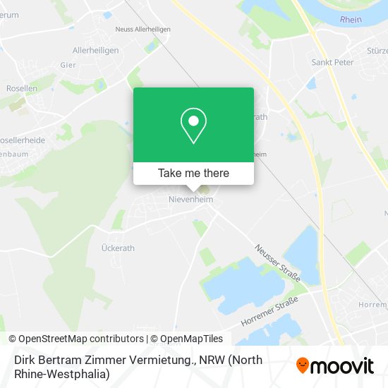 Карта Dirk Bertram Zimmer Vermietung.