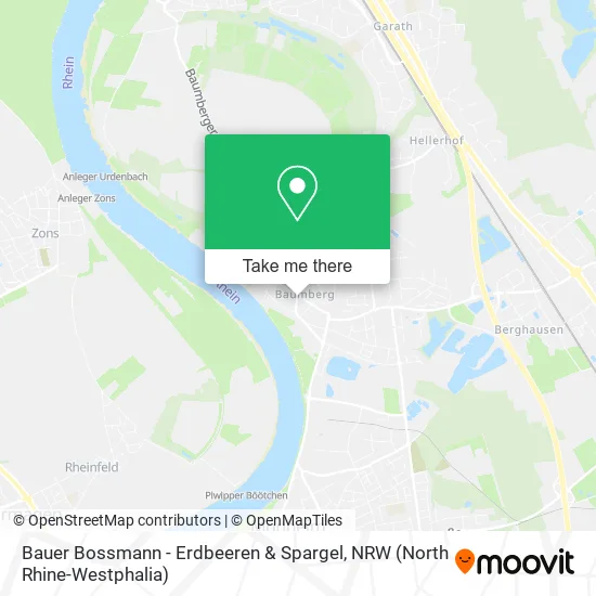 Карта Bauer Bossmann - Erdbeeren & Spargel