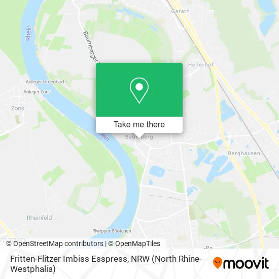 Карта Fritten-Flitzer Imbiss Esspress