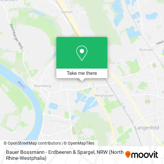 Bauer Bossmann - Erdbeeren & Spargel map