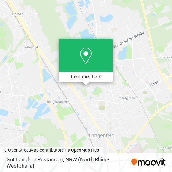 Gut Langfort Restaurant map