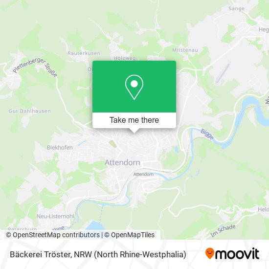 Bäckerei Tröster map