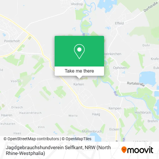 Jagdgebrauchshundverein Selfkant map
