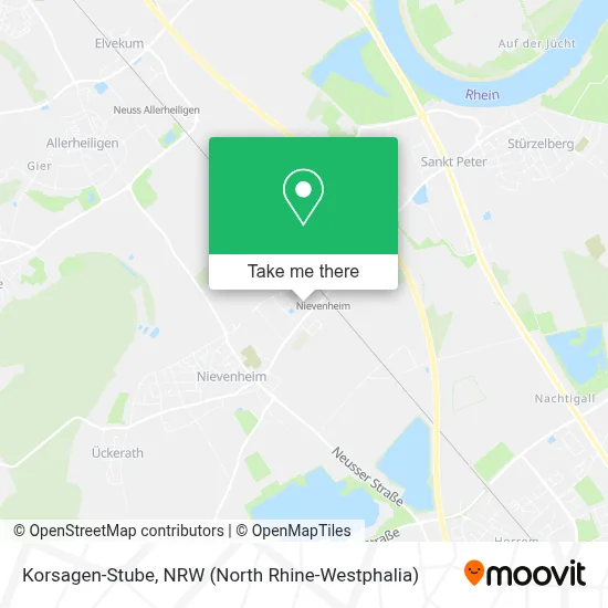Korsagen-Stube map
