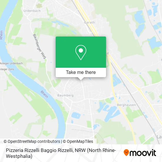 Карта Pizzeria Rizzelli Baggio Rizzelli