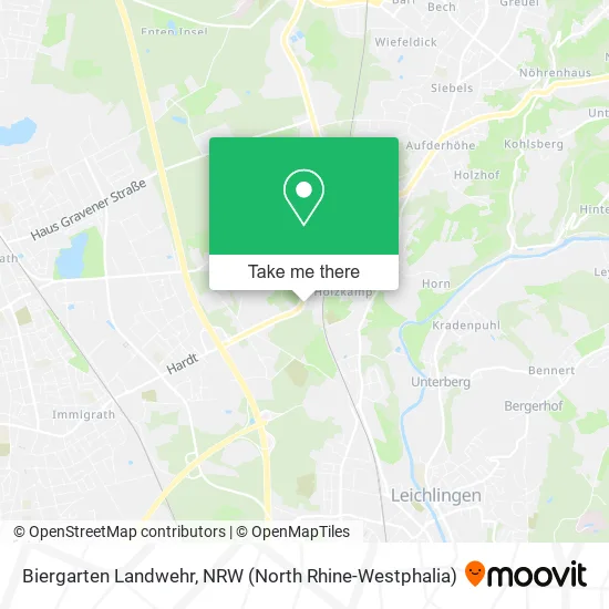 Biergarten Landwehr map