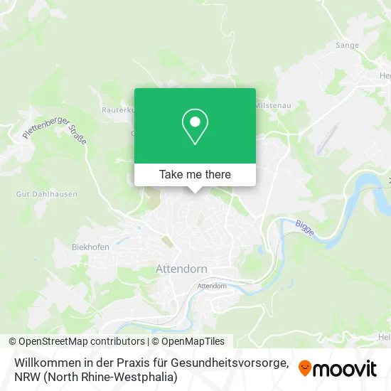 Willkommen in der Praxis für Gesundheitsvorsorge map