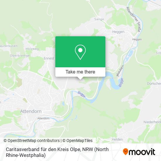 Caritasverband für den Kreis Olpe map
