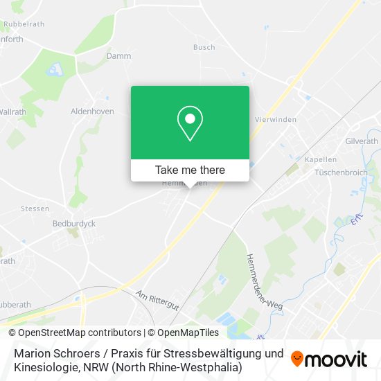 Marion Schroers / Praxis für Stressbewältigung und Kinesiologie map