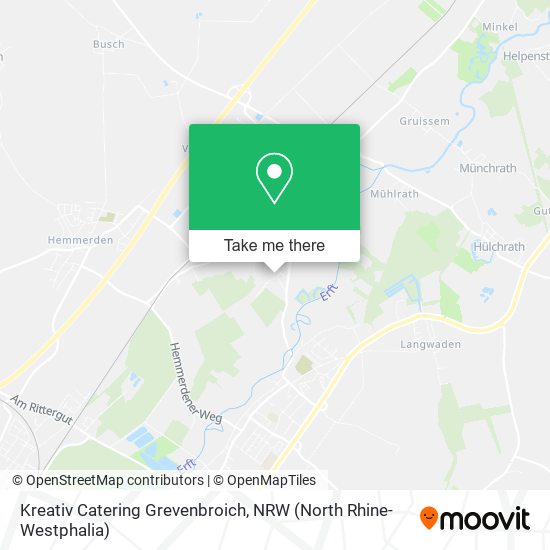 Kreativ Catering Grevenbroich map