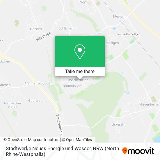 Stadtwerke Neuss Energie und Wasser map