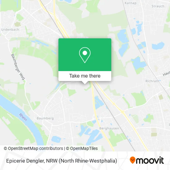 Карта Epicerie Dengler