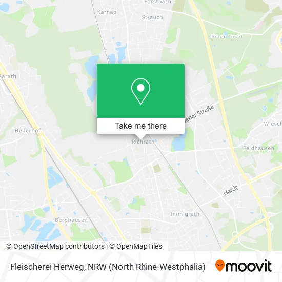 Fleischerei Herweg map