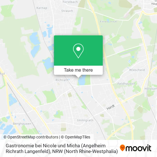 Gastronomie bei Nicole und Micha (Angelheim Richrath Langenfeld) map