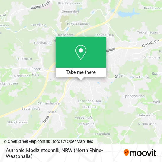 Autronic Medizintechnik map