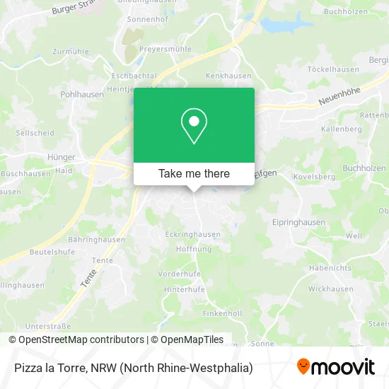 Карта Pizza la Torre