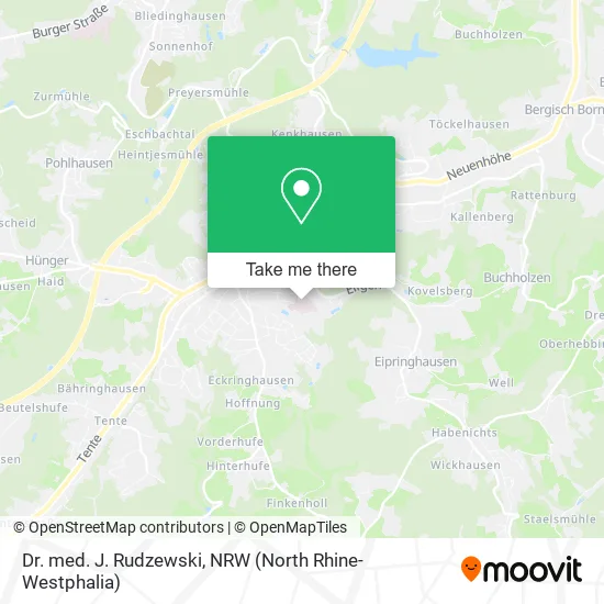 Карта Dr. med. J. Rudzewski