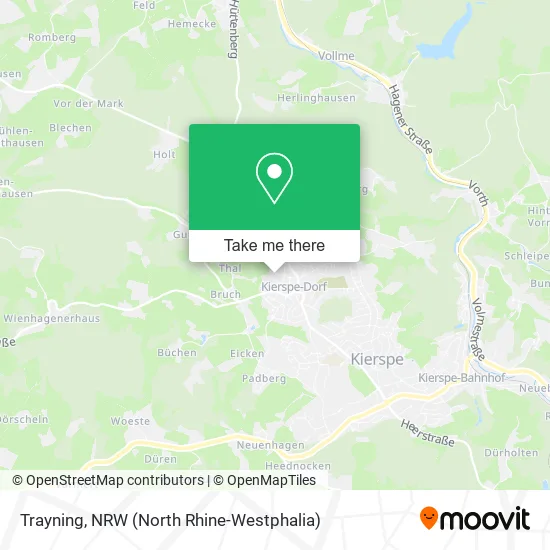 Карта Trayning