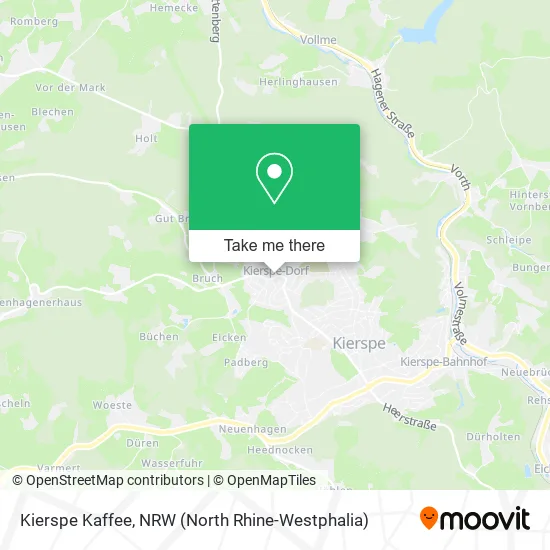 Kierspe Kaffee map