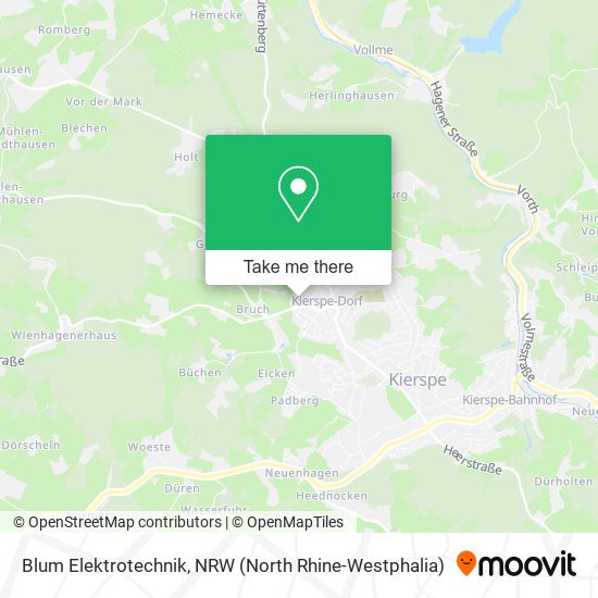 Blum Elektrotechnik map