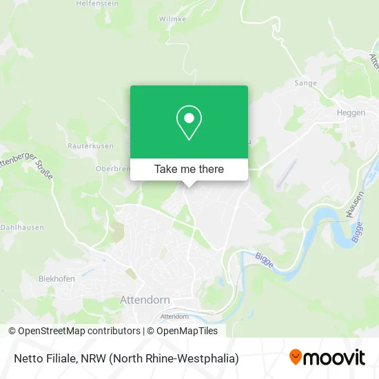 Карта Netto Filiale