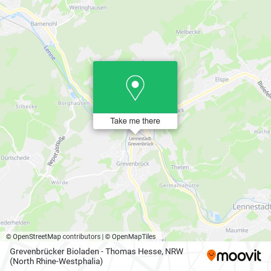 Grevenbrücker Bioladen - Thomas Hesse map