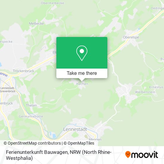 Ferienunterkunft Bauwagen map