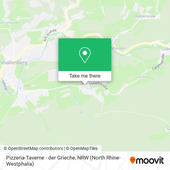 Pizzeria-Taverne - der Grieche map
