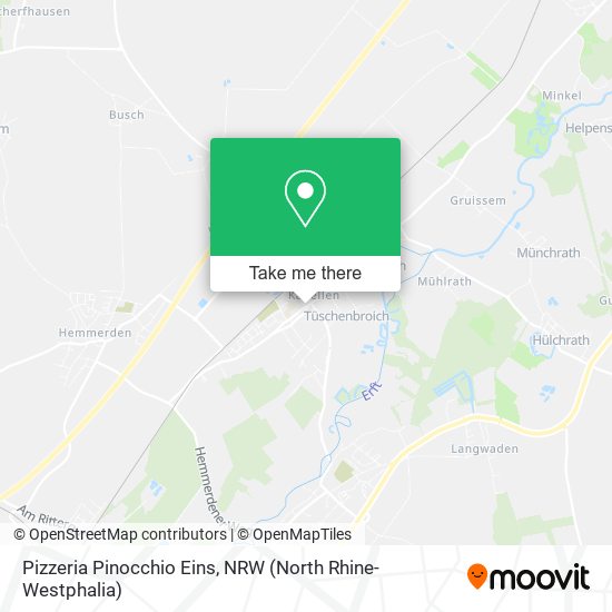 Pizzeria Pinocchio Eins map