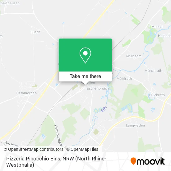 Карта Pizzeria Pinocchio Eins