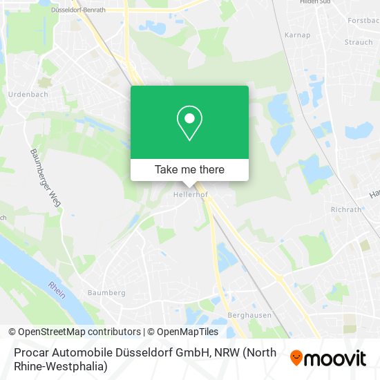 Procar Automobile Düsseldorf GmbH map